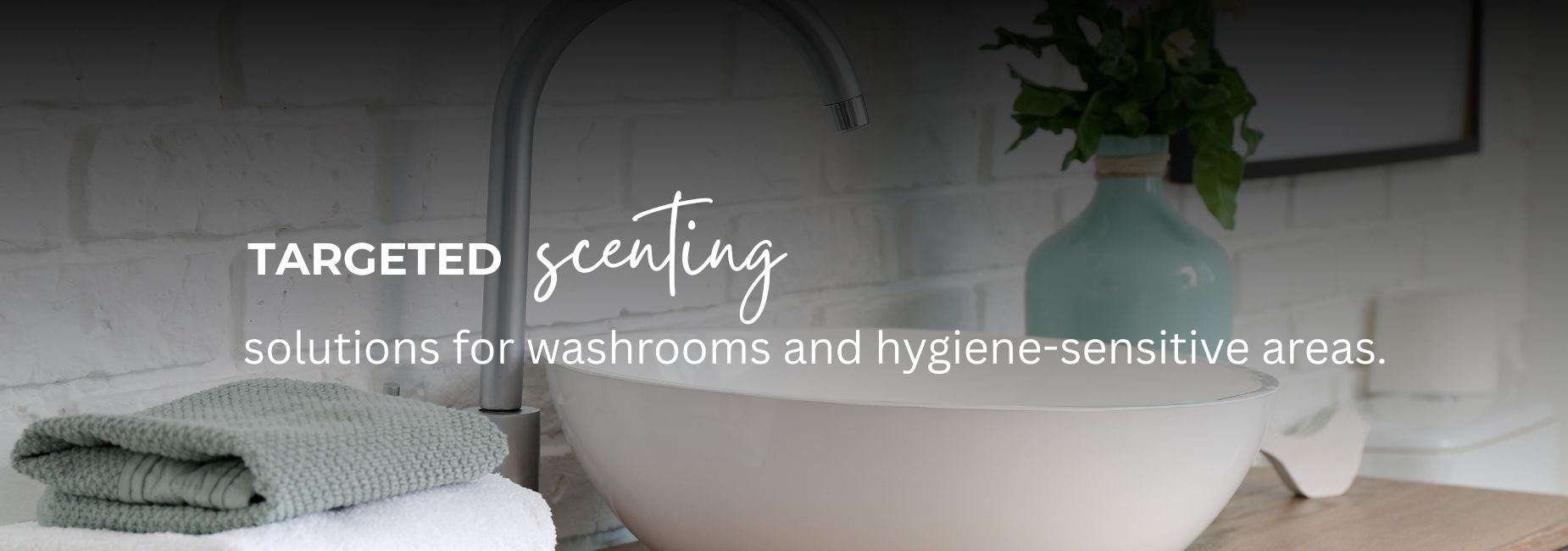 Long-lasting bathroom air freshener for hospitality use