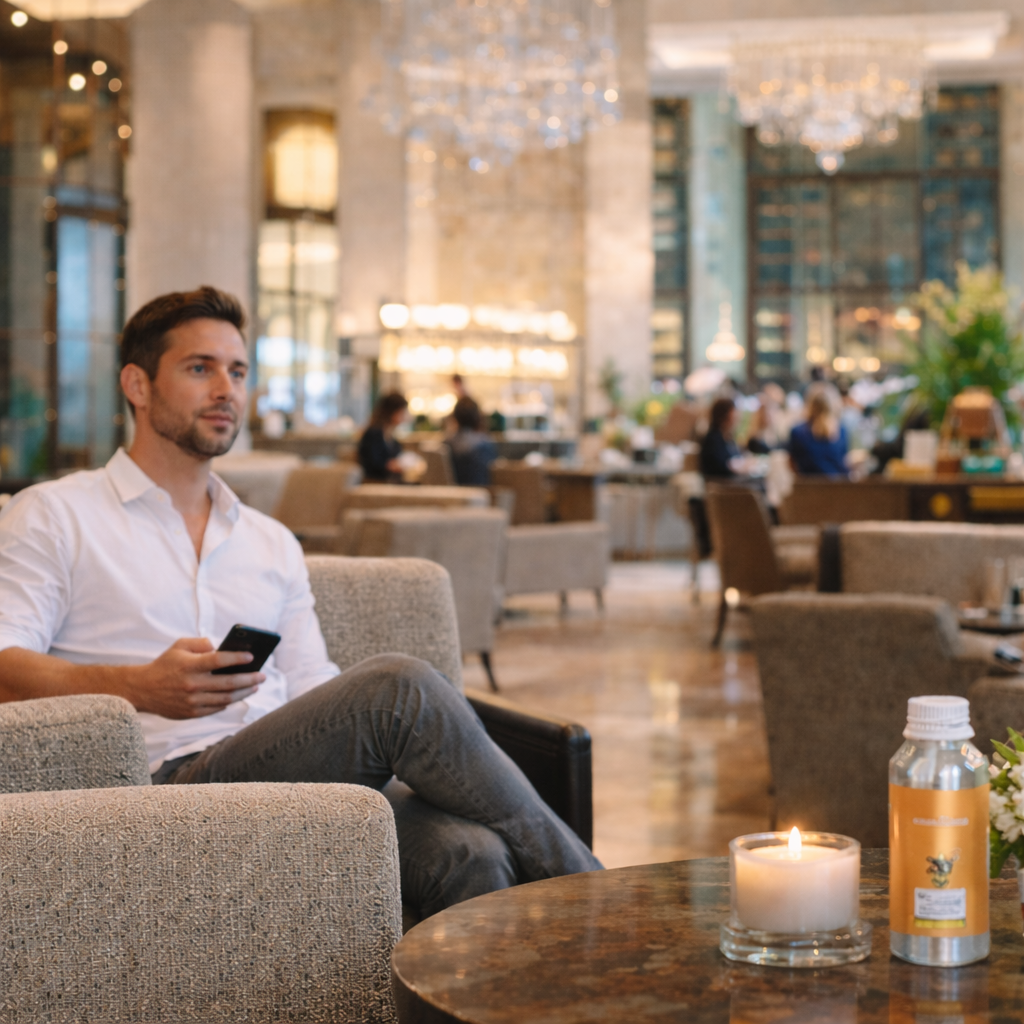 Research shows that guests stay up to 40% longer in scented environments. Whether in a lobby or a retail wing, more time spent on-site directly leads to higher spending and better engagement.